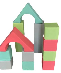 Soft play foam building blocks
