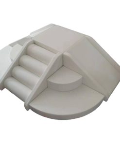 Small soft pyramid climbing and slide